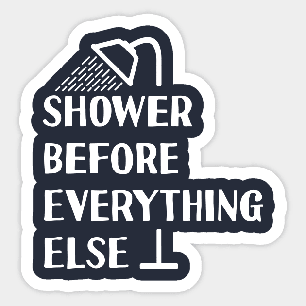 Lazy Shower Sticker by notami